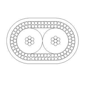 Micro Twinax Coax Cable Twinaxial Twinax Micro Coaxial Cable High Speed 26-38 AWG Twin-ax Coaxial Cable